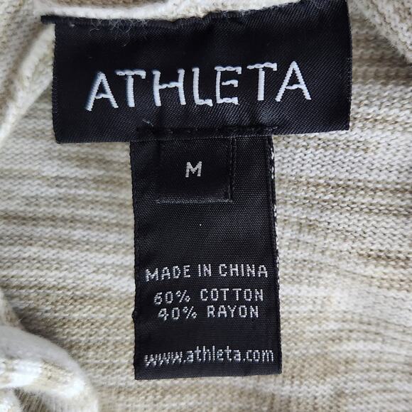 Athleta Hooded Space Dye Sweater Womens Size Medium - Picture 3 of 6